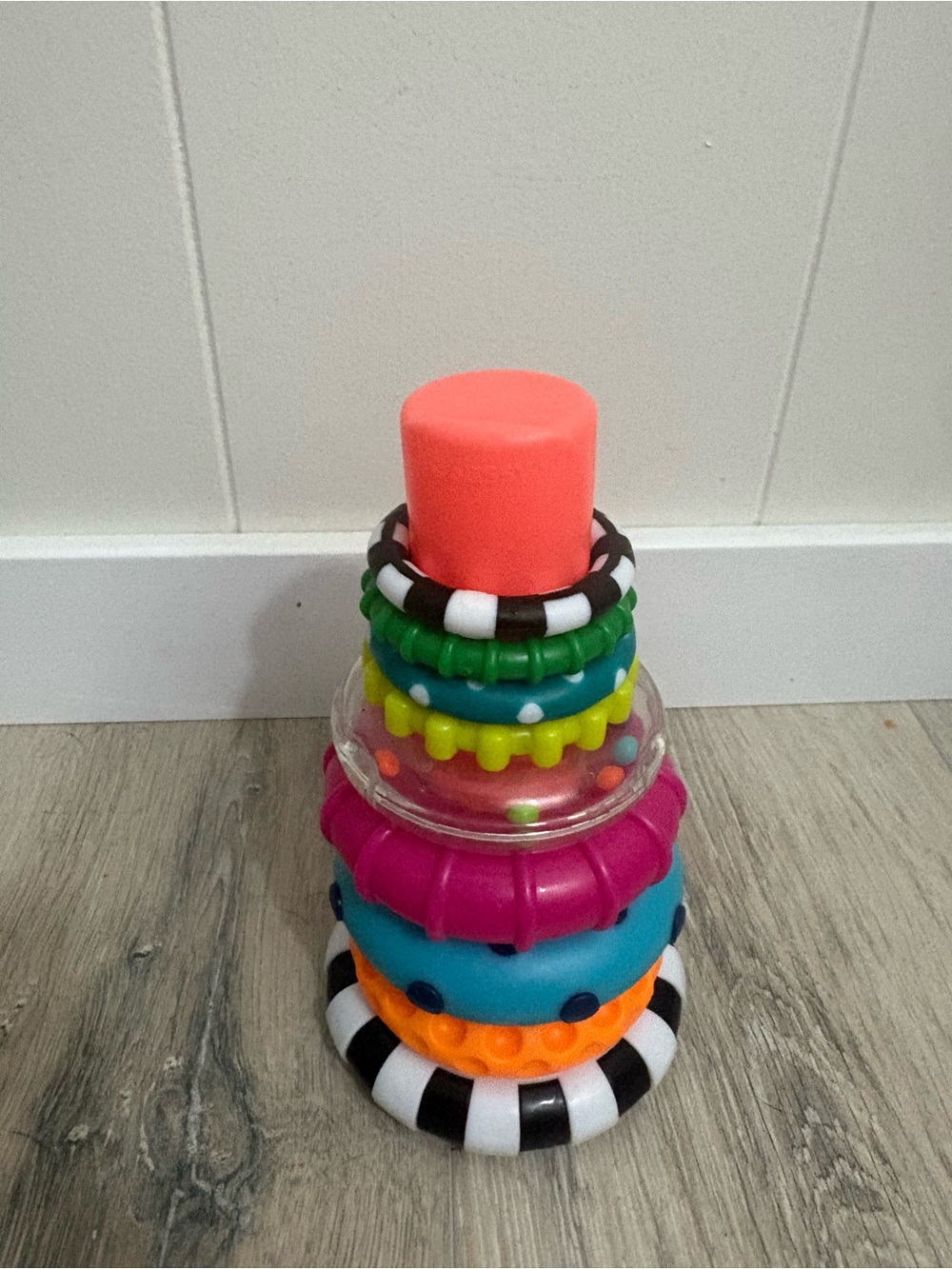 Sassy Colorful Stacking Ring Toy - Multicolor